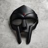 Black Gothic Warrior Mask Medieval Cosplay Armor Mask, Dark Knight Costume Mask, Fantasy Villain Masquerade Mask Gift