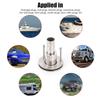 Heater Exhaust Pipe Straight Head/elbow 24Mm Stainless Steel 316, Universal for Air Diesel Heater Exhaust Pipe