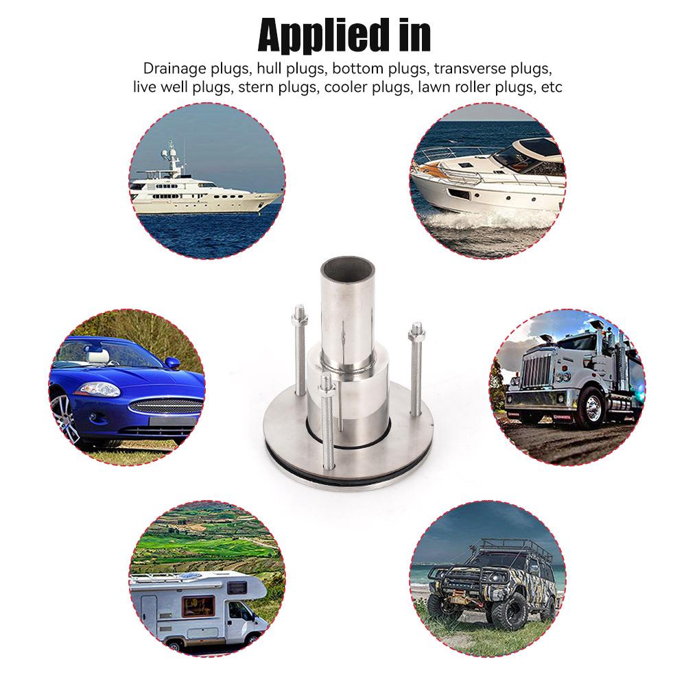 Heater Exhaust Pipe Straight Head/elbow 24Mm Stainless Steel 316, Universal for Air Diesel Heater Exhaust Pipe