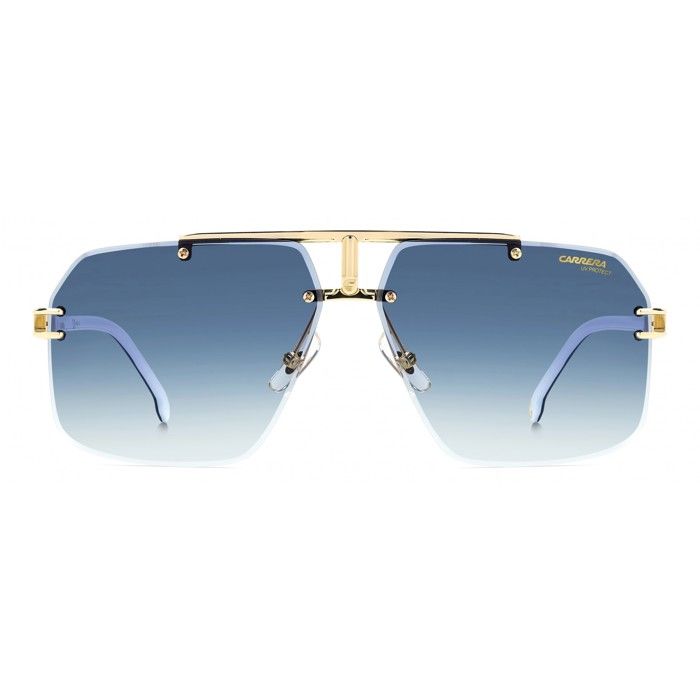 Lunettes de soleil - Carrera - 1054/S GOLD (J5G 08) - Métal - Carré - Tendance