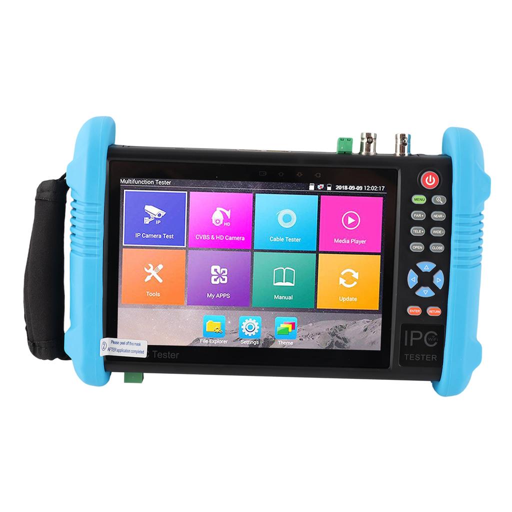7in IP Camera Tester Security Closed Circuit Television Network Video Surveillance Camera Tester 100‑240V EU Plug