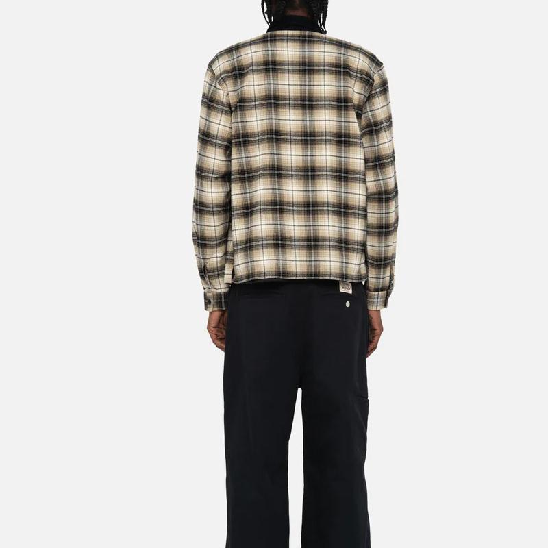 Stussy Frank Plaid Zip Shirt 1110300