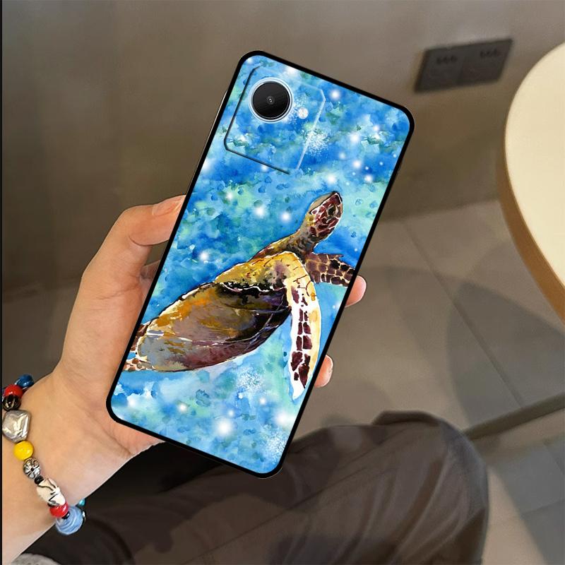 

Sea Turtle Turquoise Oceanlife Case For Realme C53 C55 C51 C25 C63 C61 C65 C67 C71 C75 GT6 GT7 Pro 11 12 13 14 15 Pro Plus Realme GT6