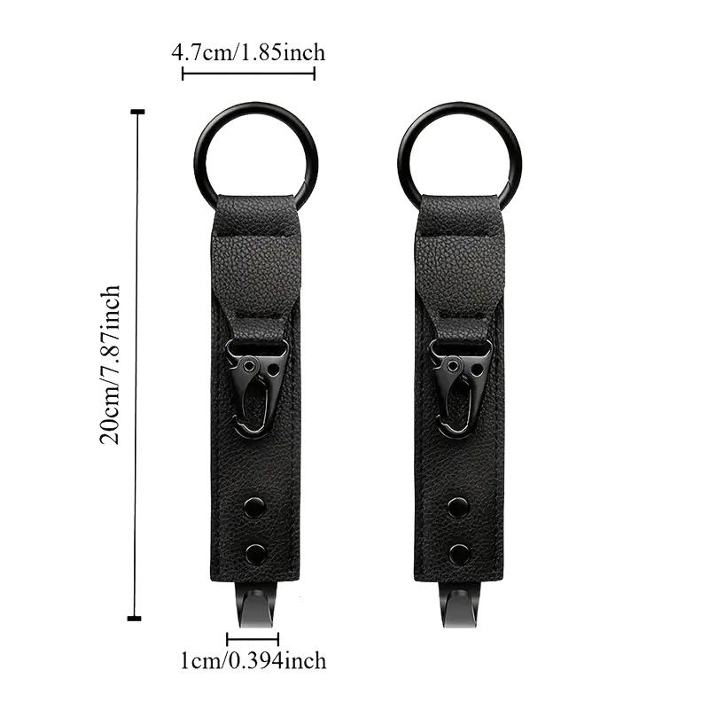 Cârlige din piele PU pentru depozitare auto cleme scaun față tetiera organizator suport Auto fixare umerașe accesorii interioare auto