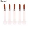 5/10/20Pcs Disposable Nail Polish Brush For 15ml Nail Polish Bottle Replacement Brush Brown Hair Nail Art Brush Applicators