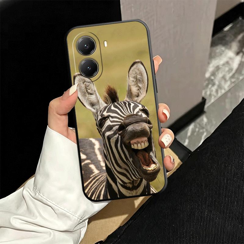 Funny Donkey Animal Soft Phone Case for Xiaomi Poco X5 X6 X7 X8 Pro Max X3 F7 F8 Ultra M8 M7 M6 M5 Redmi 15 15C 14C 13C 12C X4 F
