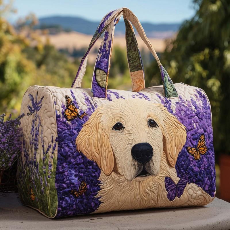 3D Dog Quilted Padded Travel Bag Fashion Print Yoga Tote Women
