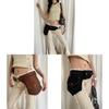 Vintage Ethnic Waist Pack For Women With Faux Leather Rivet Belt For Travel