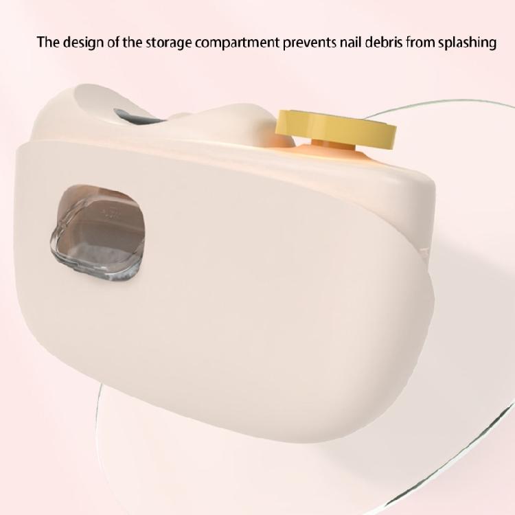 2 in 1 Electric Nail Clippers with Dust Storage Polishing and LED Light,Safety Fingernail Trimmer Nail Cutter Kid Adult