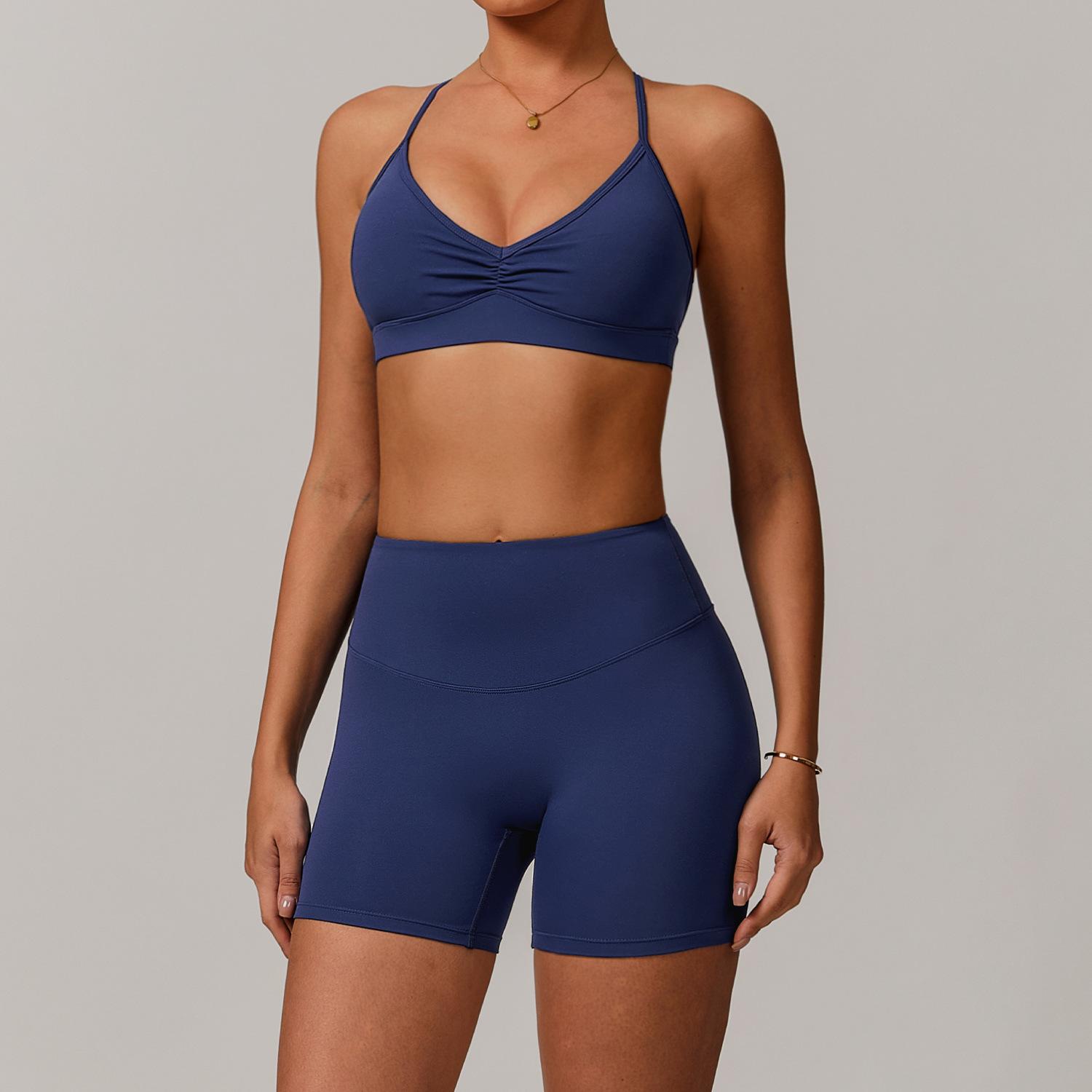JYL Yoga Set Tight Slim High Waist Quick Dry Outfit XL песочный