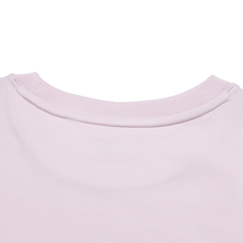 Fila Heritage Breathable Lightweight Stretch Soft Casual Fashion Versatile Floral Logo Loose Fit Pullover Short Sleeve T-Shirt F11W538112FVT