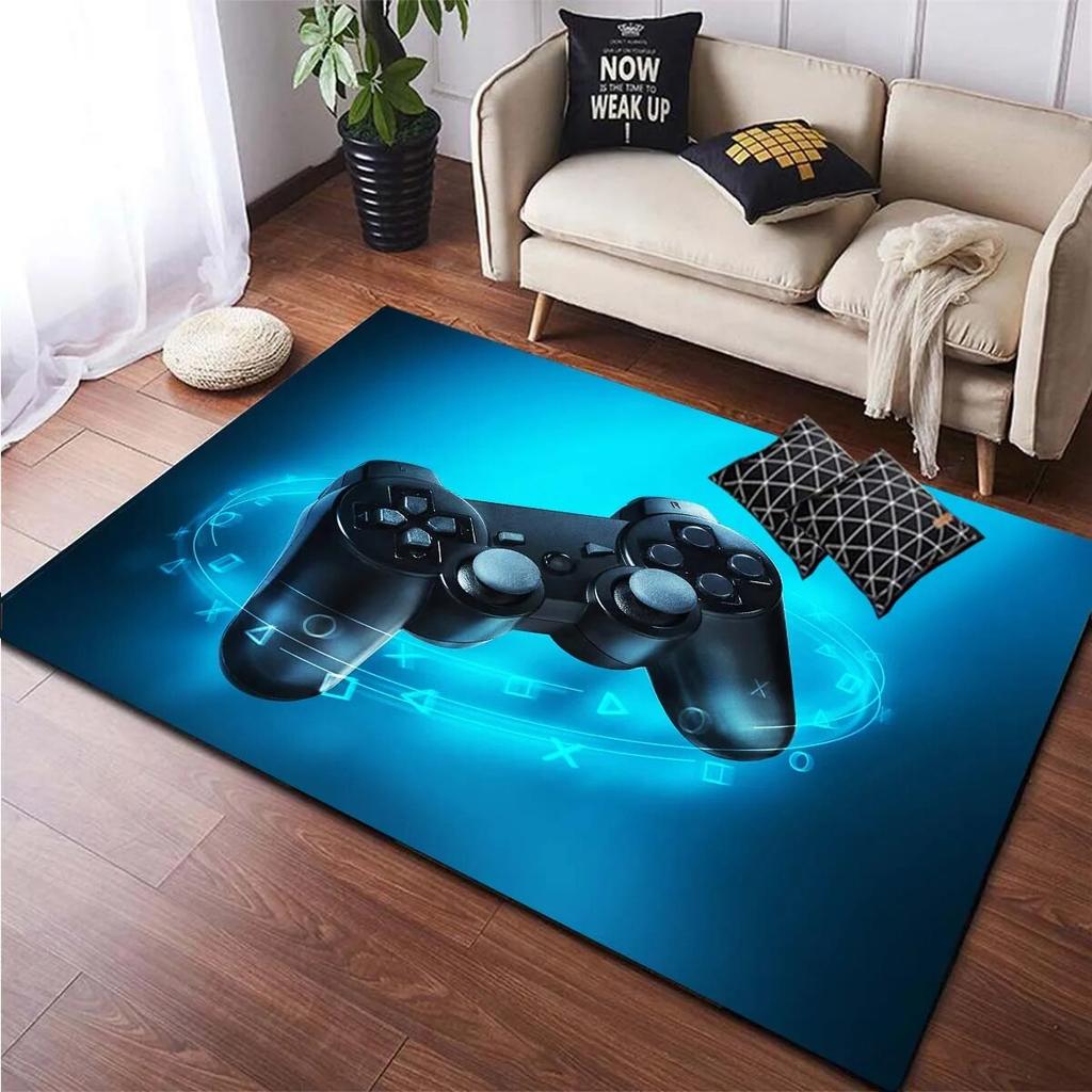 Game Controller Area HD Art Printing Rugs Non-Slip Floor Mat Doormats Carpet for Bedroom Kids Play Mat Yoga Mat Picnic Camping