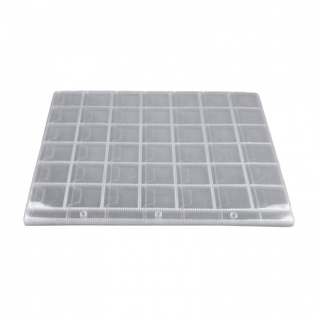 10 Piece 42 Pocket Coin Wallets Clear Pages PVC Material Coin Holder Album