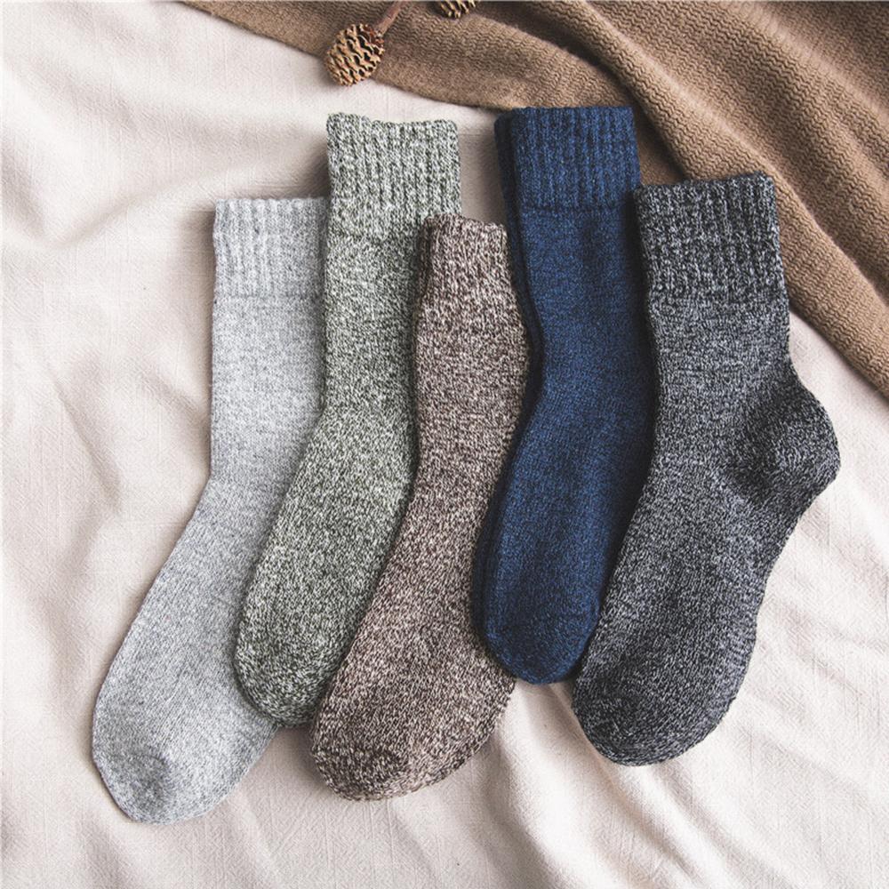 Men Male High Quality Autumn Casual Business Warm Hosiery Thicken Wool Socks Men Socks