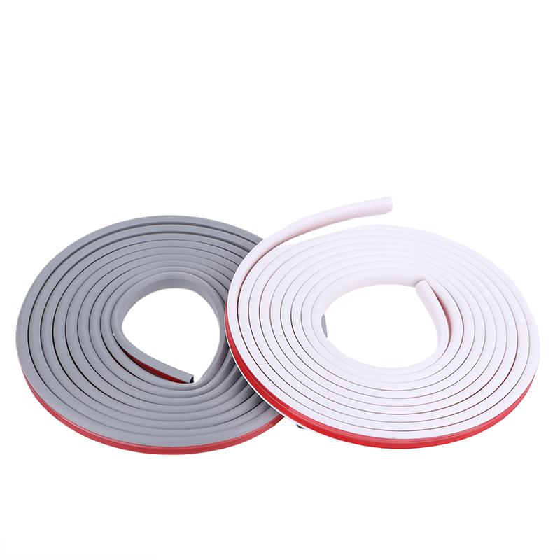 3/5meters PVC Floor Cord Cover Sheaths Flexible Electrical Conduit Cable Protectors Self-adhesive Cable Hiders