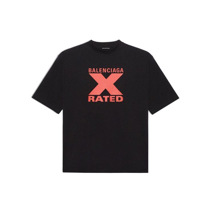 Balenciaga Loose Fit T Shirt Men's Black 620969TIVA71076