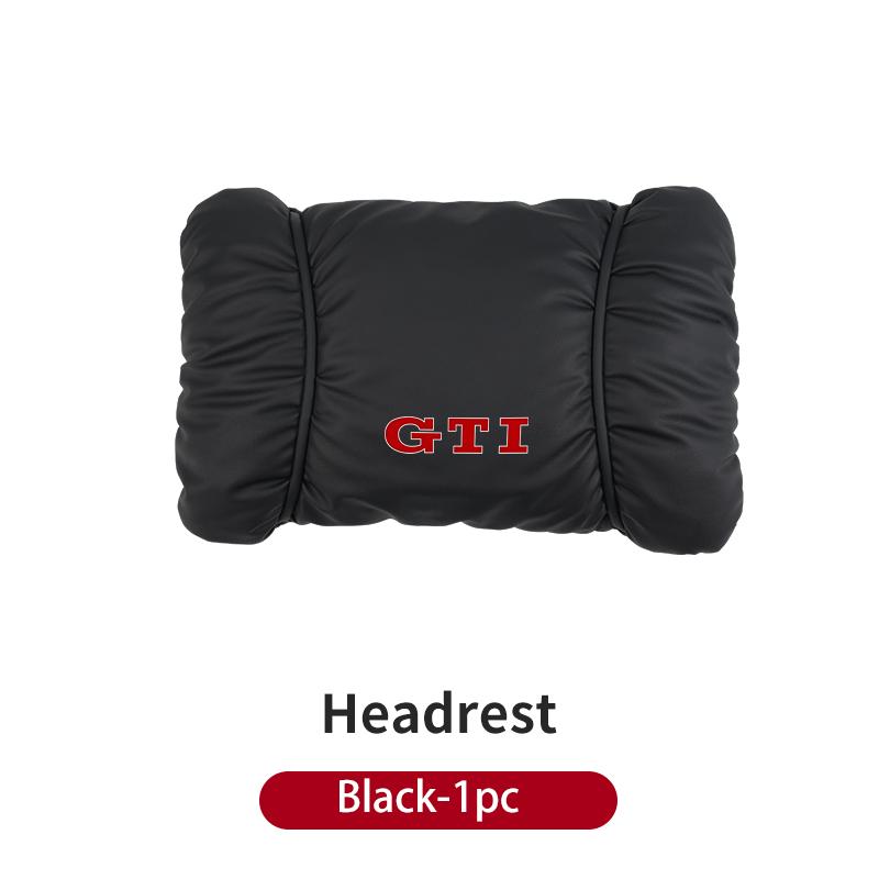 YNEPB1 Car Lumbar Back Support Headrest Neck Pillow Car Seat Cushion For Volkswagen VW GTI Passat Golf Tiguan Polo Scirocco Jetta