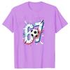Six Seven Women Unisex Soccer TShirts Short Sleeves Harajuku Style Unisex Tee Summer Trend Large Size Round Neck Couple Top Shirt