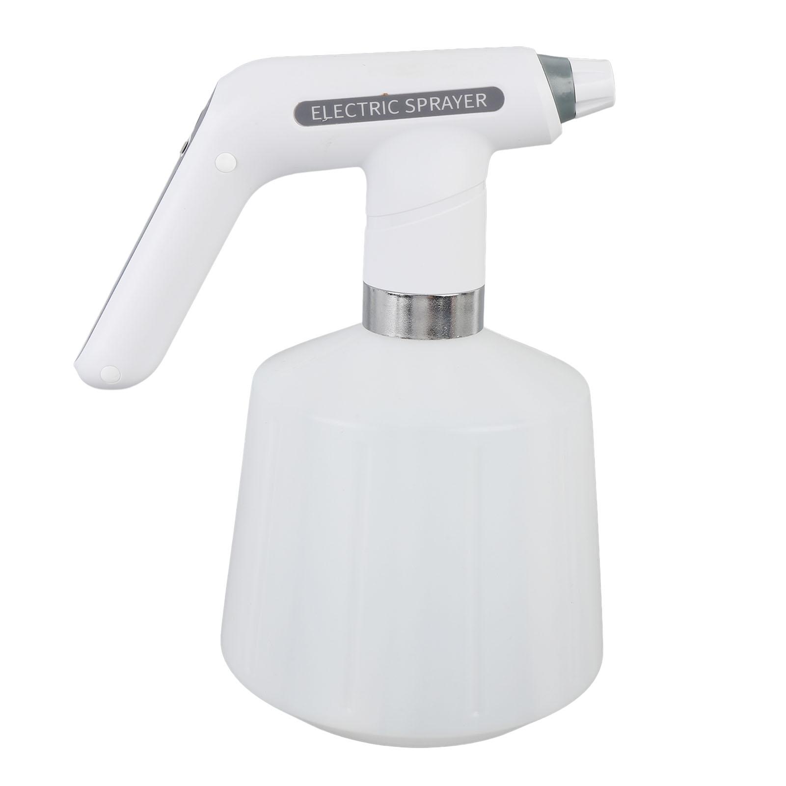 

Power Spray Bottle Rechargeable 1.5L Fine Mist Adjustable Nozzle Extended Rod Automatic Plant Sprayer for Indoor