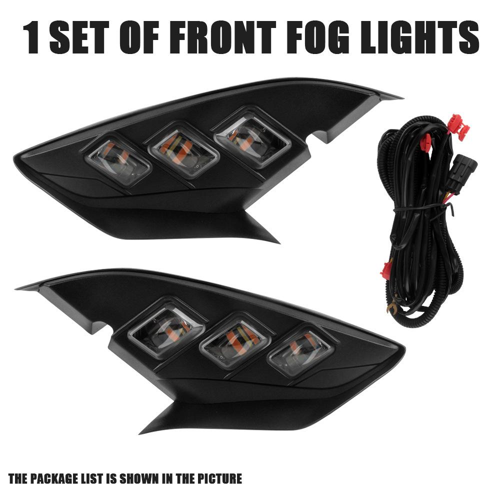 Mazda 2 Fog Light Kit: Fits 2023-24 Models, Includes Headlight, Bumper Lights, and DRL Assembly