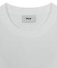 Emelbi Basic Simple Street Logo Oversized Short Sleeve T-Shirt Ny (White)
