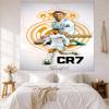 Cristiano Ronaldo Custom Jouw Naam Muurdecoratie Wandkleed Kunst Voor Huisdier Herdenking Verjaardag Bruiloft Feest Achtergrond Familiecadeau