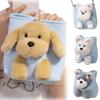 Collection Plushie Doll Fur Bag Shoulder Bag Stuffed Running Dog Knapsack  Kids Playing Supplies