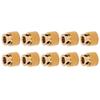 10pcs 40 Tooth Brass Drive Gear Feeding Gear Wheel Extrusion Gear for 3D Printer Extruder