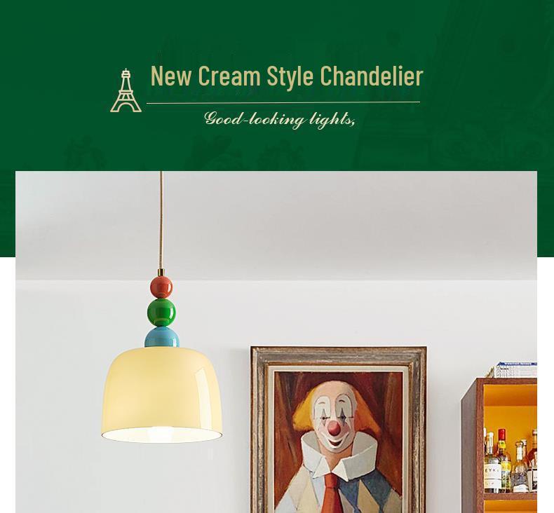 Nordic Minimalist Glass Pendant Light for Bedside, Inn, Bar, or Restaurant