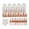 40pcs Air Plasma Cutter Consumables Extend Tips For PT-31 -40 Torch CUT-40 50
