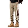 Foreign Trade Surplus American-Style Color-Blocked Casual Pants for Men, Spring and Autumn Loose Elastic Jogger Pants, Vintage Workwear Long Pants