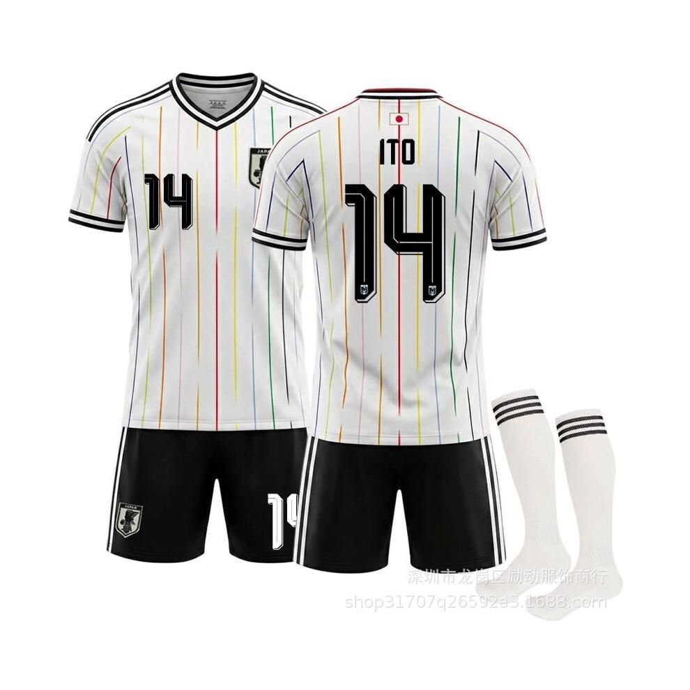 (XXL) 2526 No. 14 Ito Japan World Cup Away Jersey