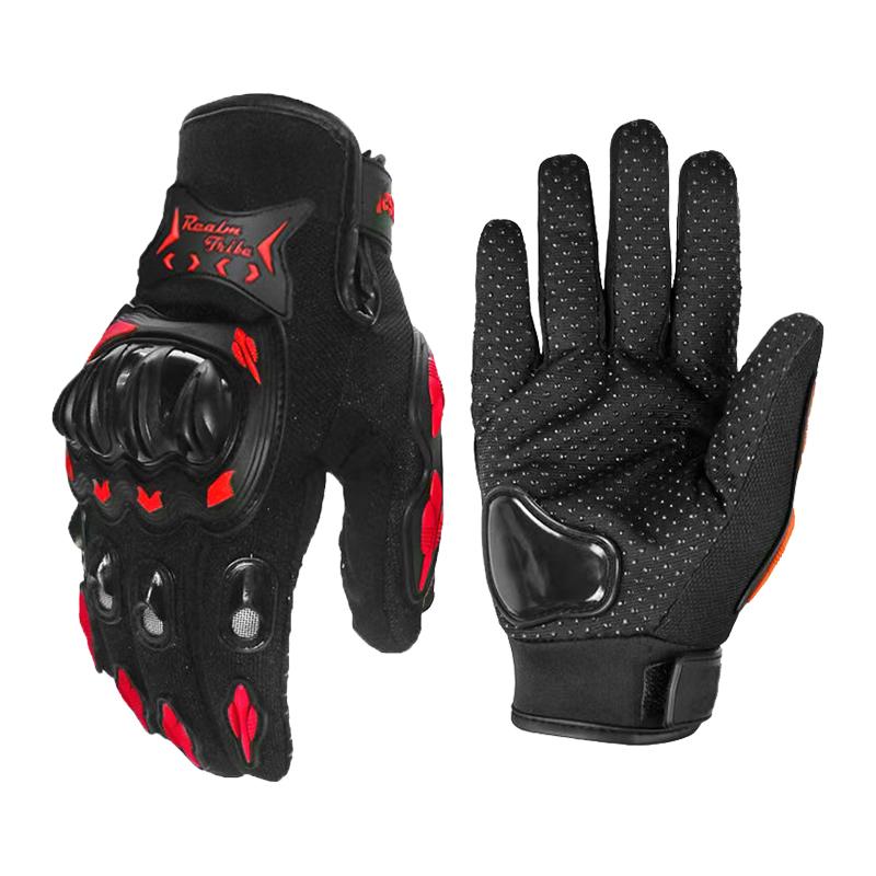 Outdoor Gloves Breathable Anti Slip Gloves Shock Absorbing Full Finger Cycling Gloves