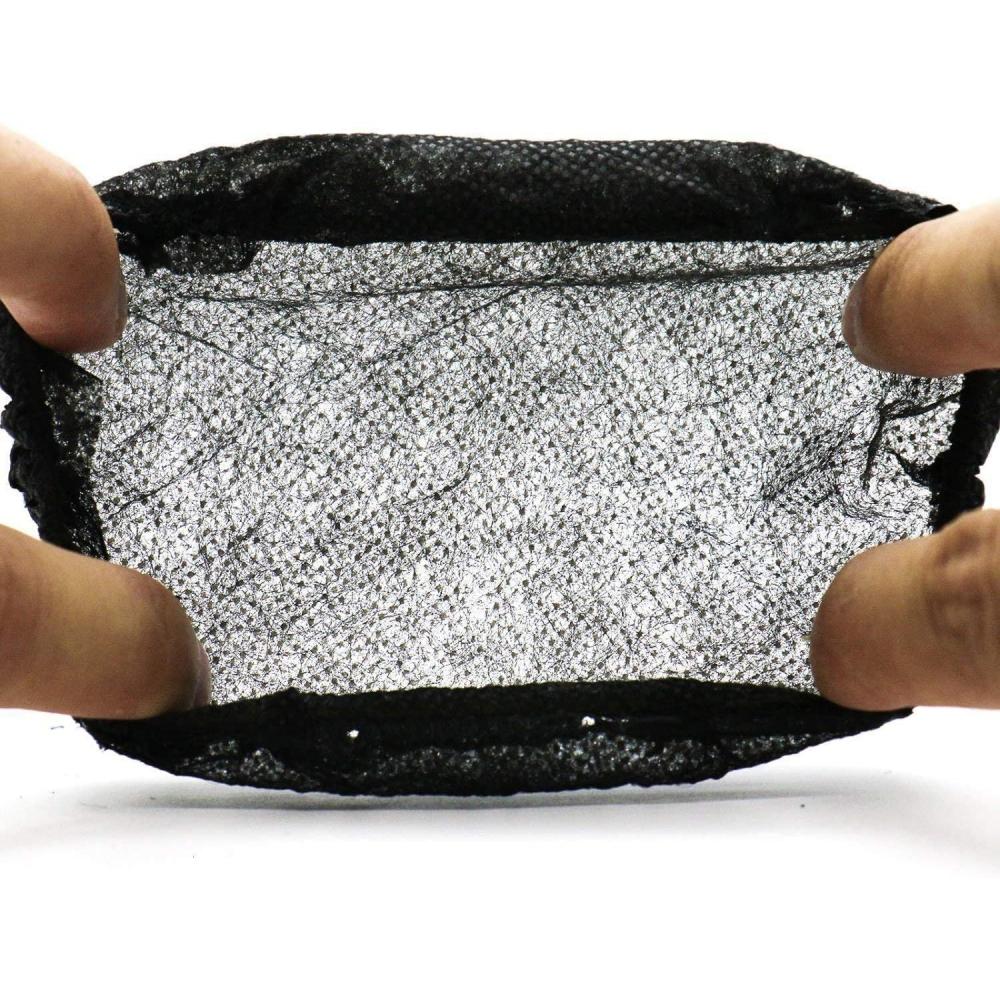 ordercos Microphone Cover, Disposable, Individually Wrapped, Bulk Purchase, Black, Splash Prevention, Microphone Windshield, Non-Woven Fabric, Karaoke