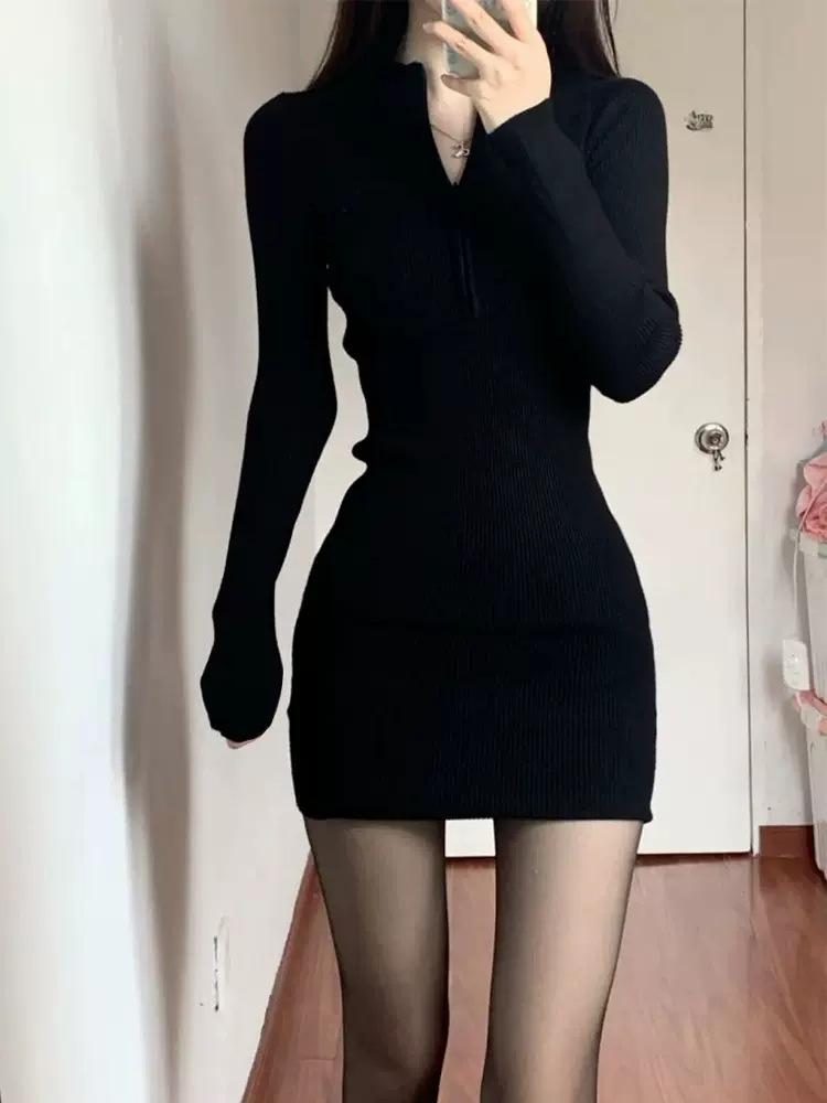 Sexy dress spring new stepmother hip skirt female spice girl royal sister black suit tight inside skirt