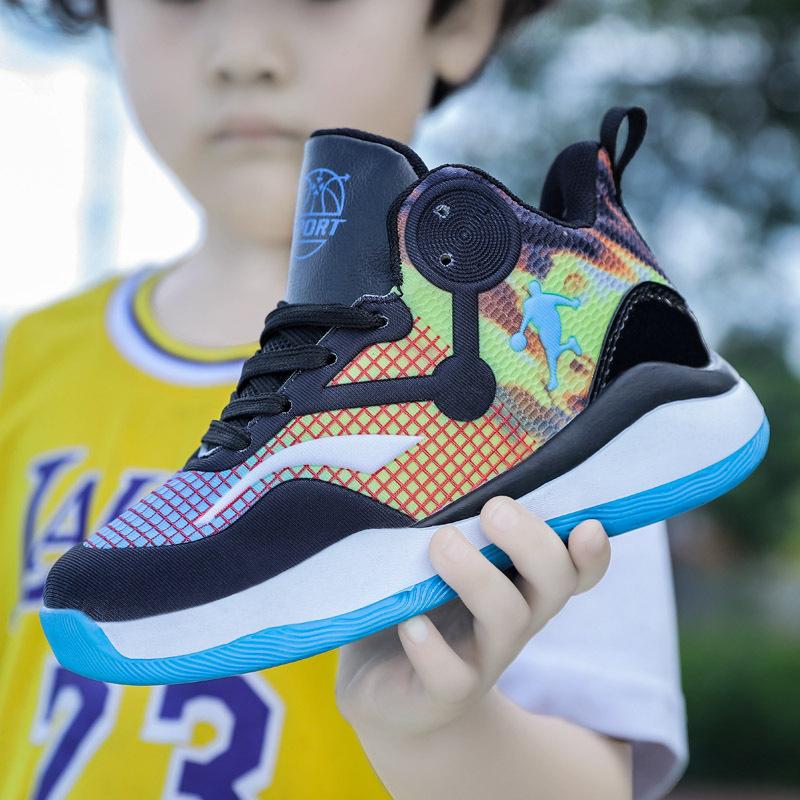New training children's breathable shock absorption, dirt-resistant versatile wear-resistant and non-slip 2025 casual sports shoes for primary school