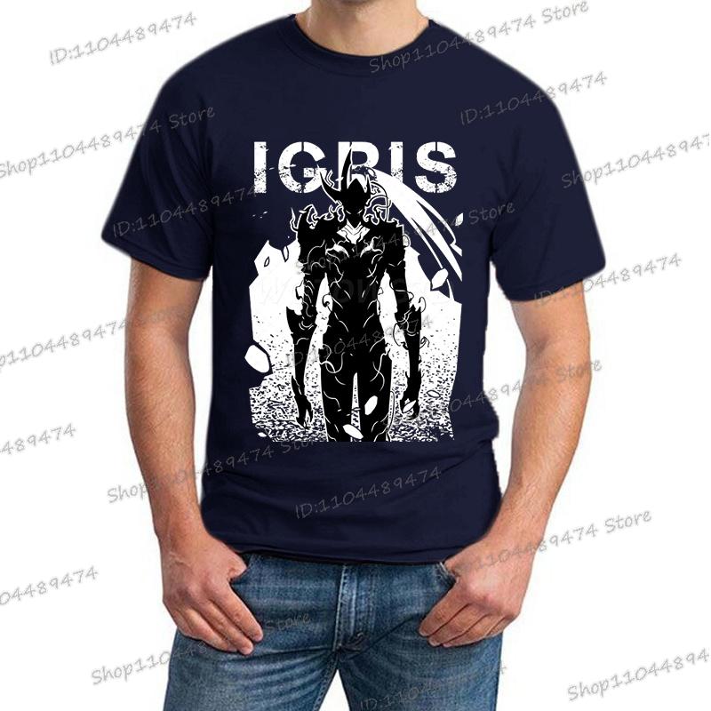 

Новые летние мужские аниме топы футболки красочные с коротким рукавом мужская футболка модная уличная унисекс футболки Solo Leveling футболка S