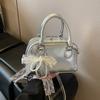 New Women's Bowling Bag One Shoulder Crossbody Bag Portable Toast Bag Fashion Large Capacity Pillow Bag