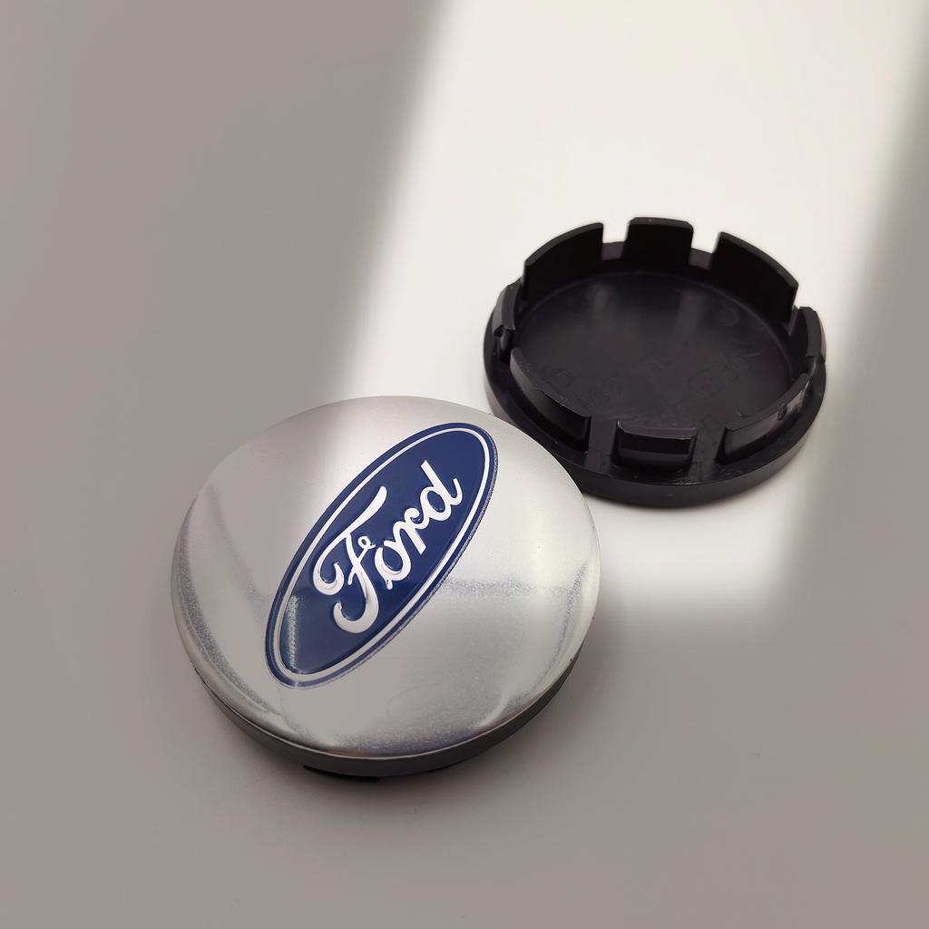 AJV1 4PCS 54/56/60/65/68mm Wheel Center Caps For Ford Fiesta Mondeo Fusion Explorer Escape Focus Kuga Rim Hubcap Cover Badge