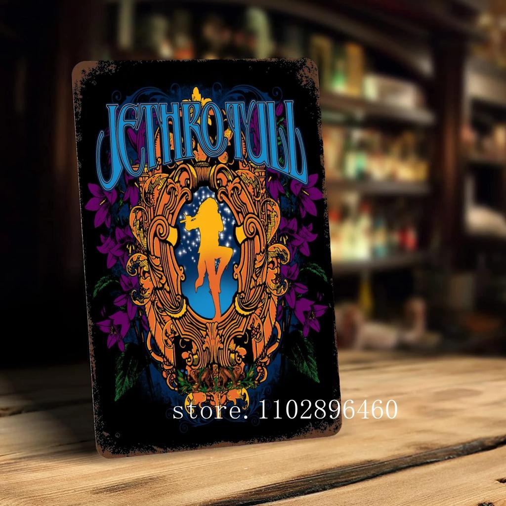 Jethro Tull Metal Plaques & Signs wall decor Vintage Tin Signs Captain Metal Poster Decor for Bar Pub Club Wall Decoration