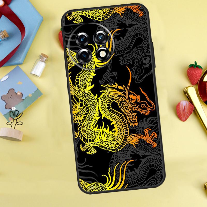DRAGON TATTOO JAPANESE Case For OnePlus 13R 12R 13T 15 13 12 11 10 9 10R 10T 8T Nord 5 CE 4 2 3 Lite N20 N30 Cover