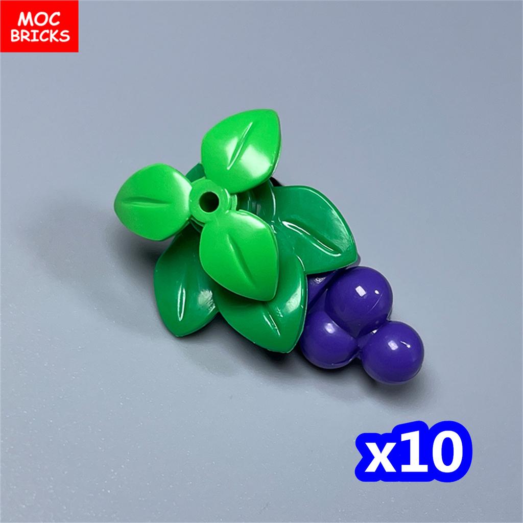 MOC Bricks Square Grape Trellis City Farm Vineyard Garden Scene Accessories Educational Building Blocks Model Kids Toys Gifts