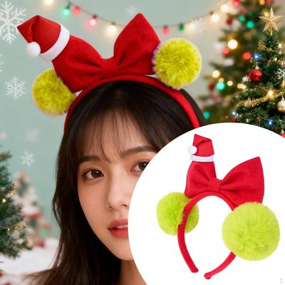 Christmas Headband Photo Props Hair Hoop for Party Supplies Stage Performance