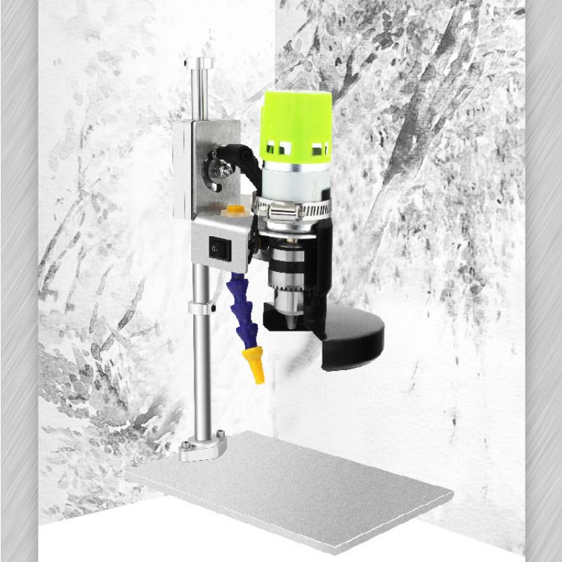 Rotary Wine Bottle Cutting Machine Desktop Electric Glass Ceramic Bottle Cutter Multifunctional Cutting And Drilling Tool