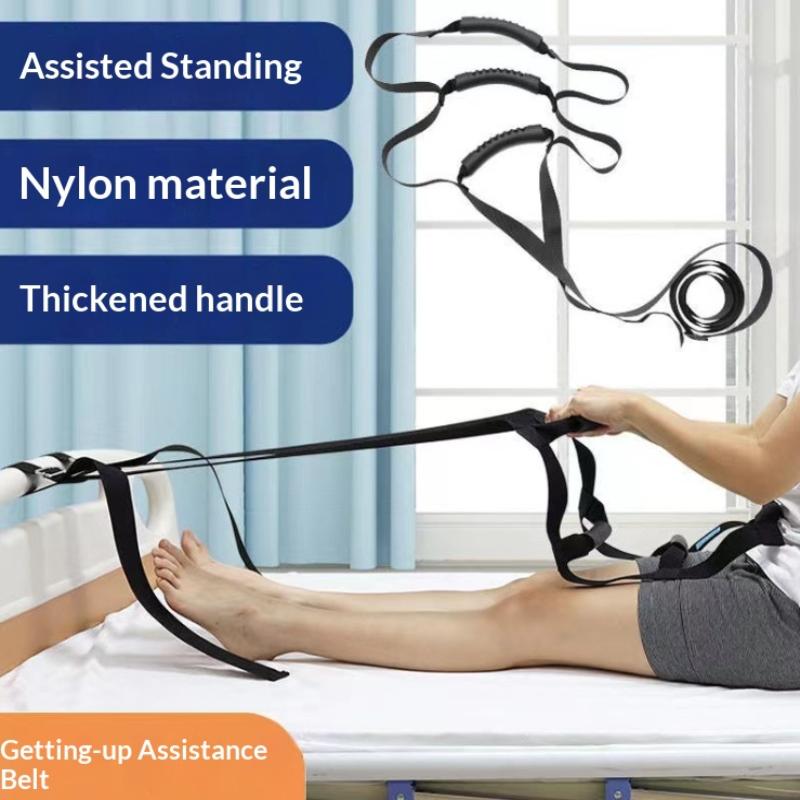 New Elderly Get Up Aid Disabled Get Up Ladder Assist Belt Adjustabe Bed Assist Strap With Handrails Pull Up Sit Up Wake Up Rope