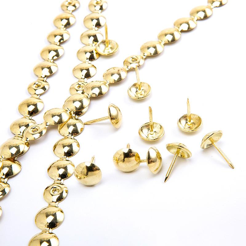 

1 Meter Sofa Bubble Nail Copper Nail Willow Nail Antique Chrysanthemum Nail European and American Furniture Decoration Nail 1 M