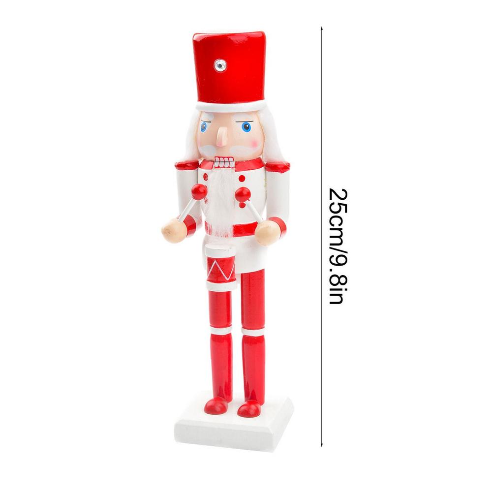 Wooden Nutcracker Figures Large King Nutcrackers Christmas Decorations Traditional Wood Nutcracker Decor For Festive Xmas