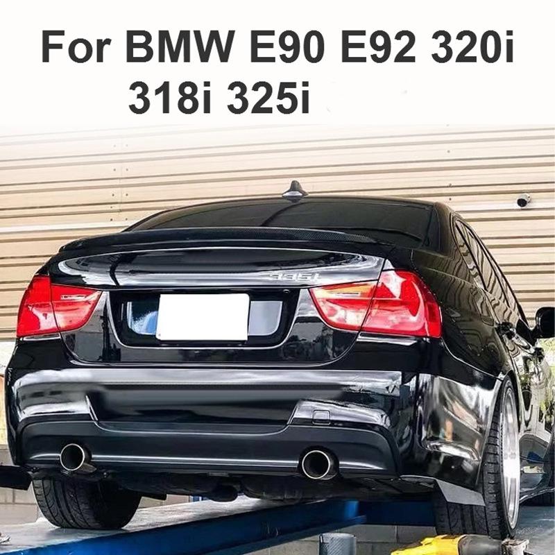 BMW E90/E92/E93 320i/330i/325i Dual-Outlet Black Stainless Steel Tailpipe for MT Conversion