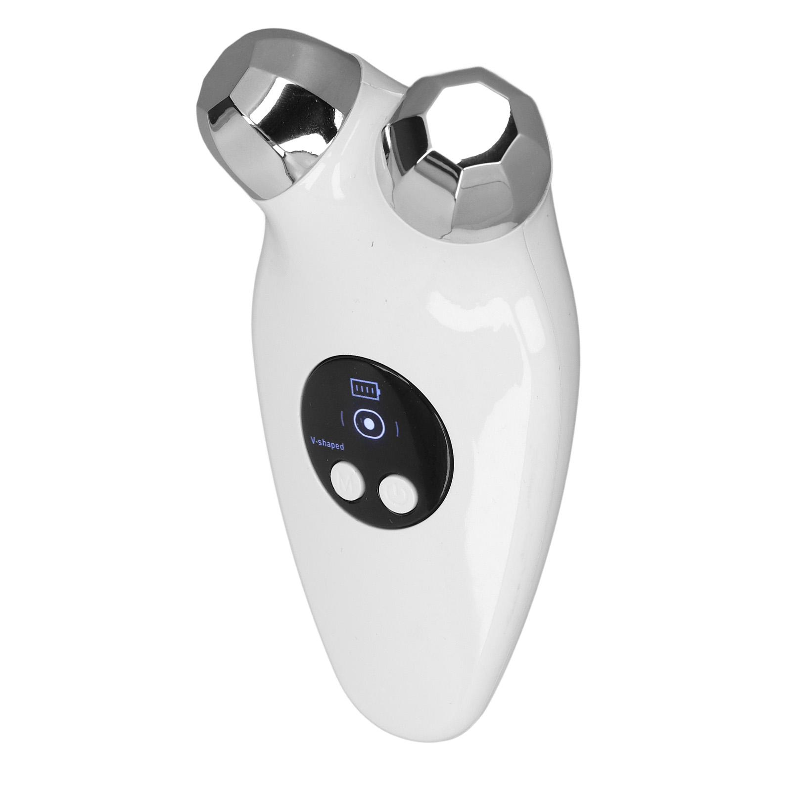 

Микротоковый массажер для лица ролик Антивозрастной подтягивающий лифтинг 3 режима Скульптурирование лица