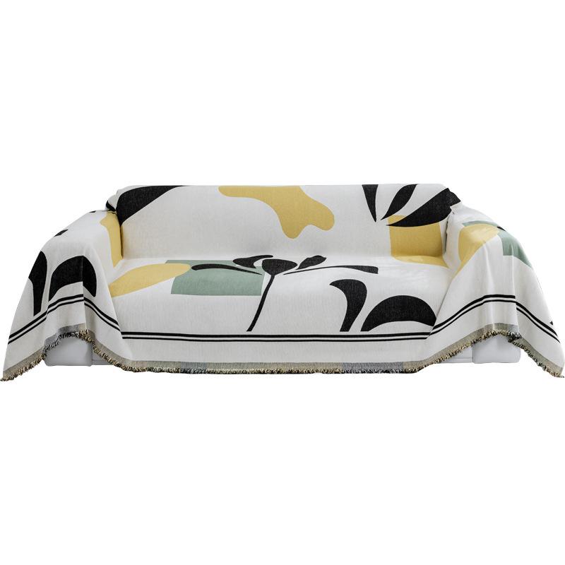 Sofa Towel Simple Chenille All-Inclusive Universal Cover Cover Cloth Four Seasons Universal Single Double Three-Person Cover Blanket